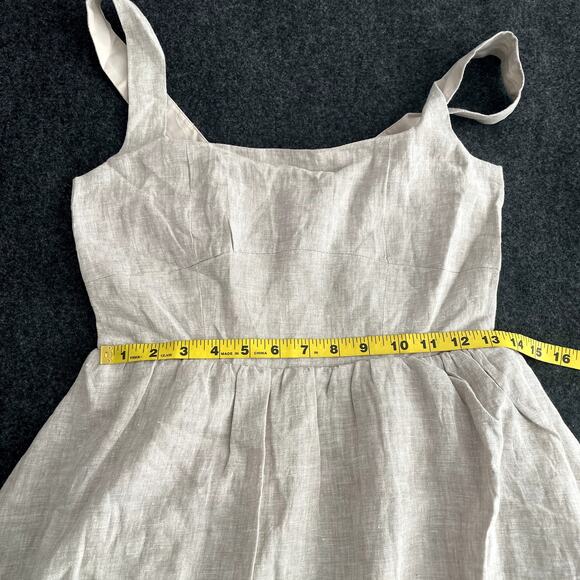 NWT Quince Beige Linen Fit&Flare Sundress Size S - Picture 16 of 16
